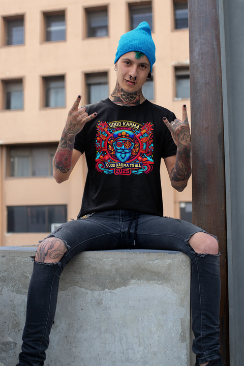 "Good Karma Movement" 2025 Steampunk "Kindness Rocks Collection" Unisex T-Shirt - Karma Inc Apparel 