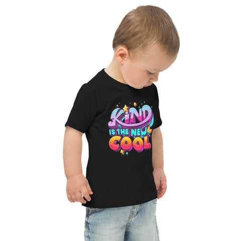 "Kind Is The New Cool" Ultimate Graphic Collection Unisex Toddler T-Shirt - Karma Inc Apparel 