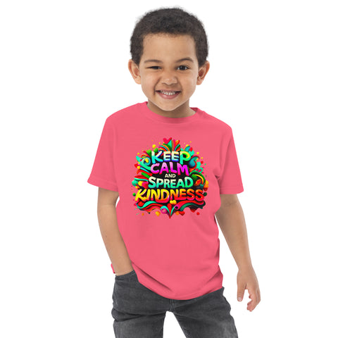 "Keep Calm And Spread Kindness" Ultimate Graphic Collection Unisex Toddler T-Shirt - Karma Inc Apparel 