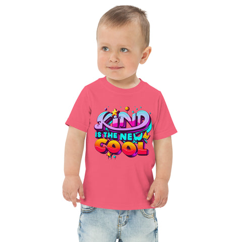 "Kind Is The New Cool" Ultimate Graphic Collection Unisex Toddler T-Shirt - Karma Inc Apparel 