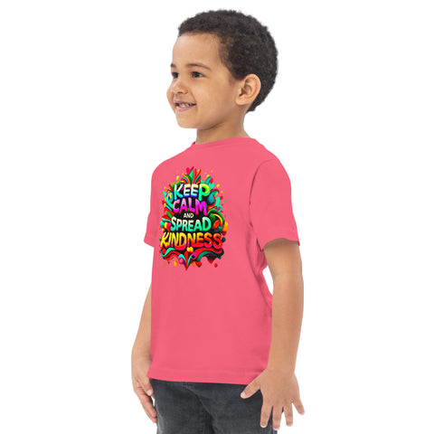 "Keep Calm And Spread Kindness" Ultimate Graphic Collection Unisex Toddler T-Shirt - Karma Inc Apparel 