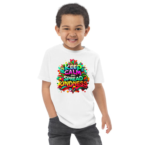 "Keep Calm And Spread Kindness" Ultimate Graphic Collection Unisex Toddler T-Shirt - Karma Inc Apparel 
