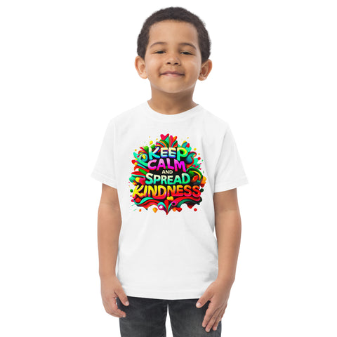 "Keep Calm And Spread Kindness" Ultimate Graphic Collection Unisex Toddler T-Shirt - Karma Inc Apparel 