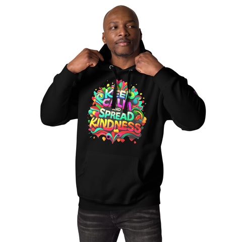 "Keep Calm And Spread Kindness" Ultimate Graphic Collection Unisex Hoodie - Karma Inc Apparel 
