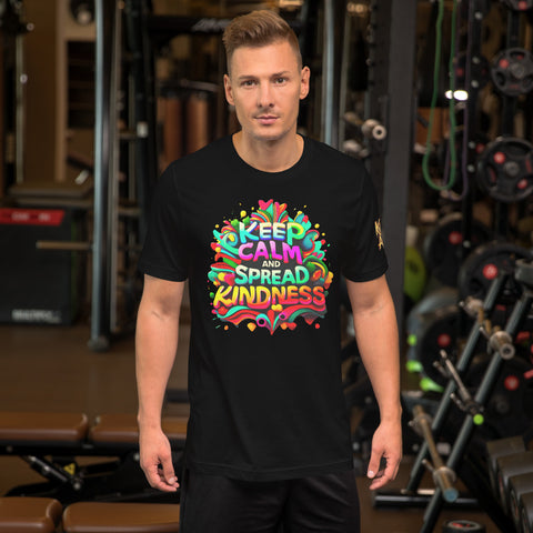 'Keep Calm and Spread Kindness" Ultimate Graphic Collection Unisex T-Shirt - Karma Inc Apparel 