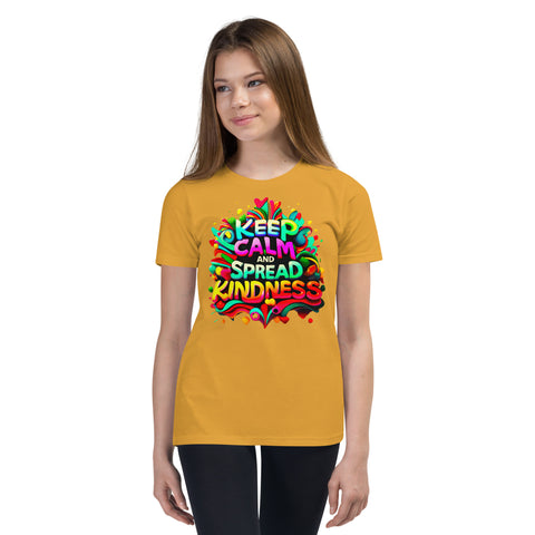 "Keep Calm And Spread Kindness" Ultimate Graphic Collection Youth T-Shirt - Karma Inc Apparel 