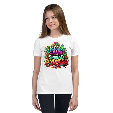 "Keep Calm And Spread Kindness" Ultimate Graphic Collection Youth T-Shirt - Karma Inc Apparel 