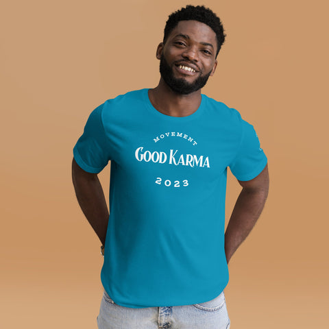Karma Inc Apparel  Aqua / S "Good Karma Movement 2023" Preimum Bella-Canvass Unisex T-Shirt