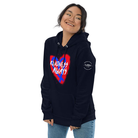 Karma Inc Apparel  Hoodie "KINDNESS ALWAYS" Organic Cotton Eco Friendly Unisex Hoodie