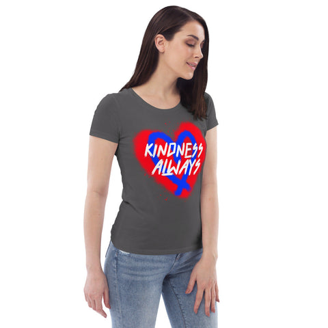 Karma Inc Apparel  "KINDNESS ALWAYS" Womens Organic Cotton T-Shirt