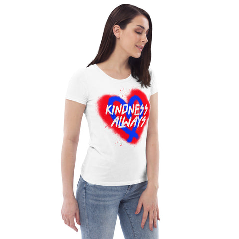 Karma Inc Apparel  "KINDNESS ALWAYS" Womens Organic Cotton T-Shirt