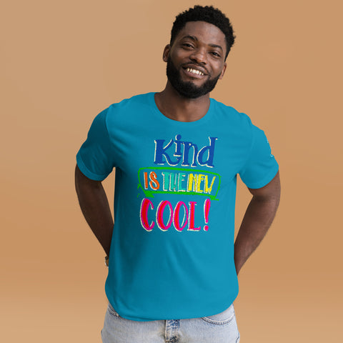 "KIND IS THE NEW COOL" Preimum Bella-Canvass Unisex T-Shirt - Karma Inc Apparel 