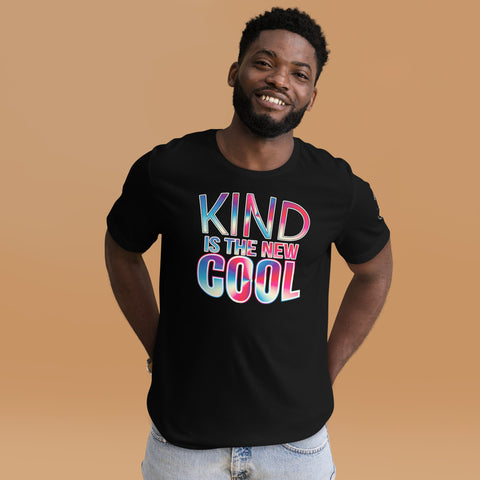 "KIND IS THE NEW COOL" Preimum Bella Canvass Unisex T-Shirt - Karma Inc Apparel 