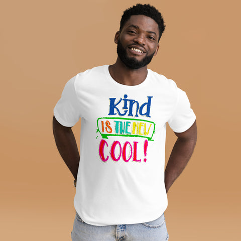 "KIND IS THE NEW COOL" Preimum Bella-Canvass Unisex T-Shirt - Karma Inc Apparel 